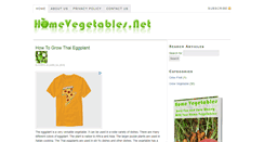 Desktop Screenshot of homevegetables.net