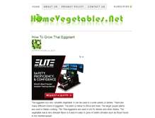 Tablet Screenshot of homevegetables.net